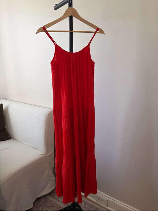 H&M Dresses & Skirts - Red Maxi Dress - Elegant Summer Slip Dress